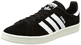 Schnörkellose Silhouette Adidas Herren Campus Sneaker, Schwarz (Black Bz0084), 40 2/3 EU