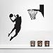 Produktbild captain_y Wandaufkleber Creative Slam Dunk Boy PVC Wohnzimmer Home Schlafzimmer Dekoration Aufkleber Selbstklebend Abnehmbare Art Decals 47X124Cm