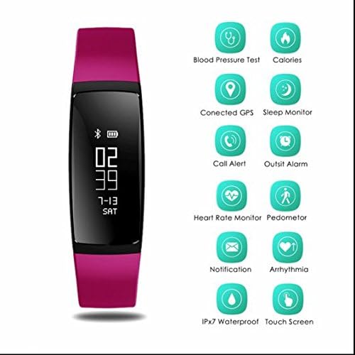 Excercise Smartwatch for Man &amp; Women,Heart Rate Monitor Smartwatch,Fitness Smartwach Smartwatch for Apple Samsung HTC iphone,Activity Tracker,Calorie Counter,Call SMS Whatsapp Smartwatch