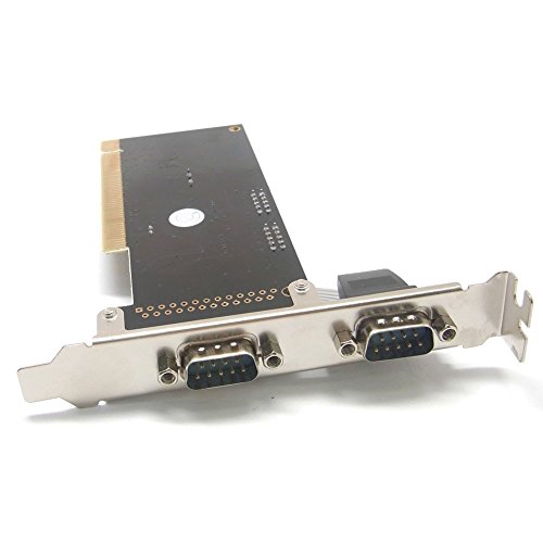 Sienoc Serial I/O Seriell 2-Port PCI Erweiterungs Karte RS232 DSUB 9 Controller - 5