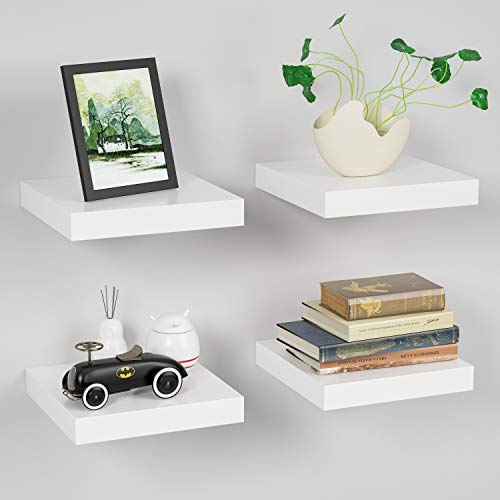 Homfa Wandregal 4er Set Wandboard Bücherregal Schweberegal Hängeregal Küchenregal Büroregal Kinderregal Holzregal Dekoregal Steckboard CD DVD Regal aus MDF weiß 25 * 25 * 3.8cm Homfa Wandregal 4er Set Wandboard Bücherregal Schweberegal Hängeregal Küchenregal Büroregal Kinderregal Holzregal Dekoregal Steckboard CD DVD Regal aus MDF weiß 25 * 25 * 3.8cm