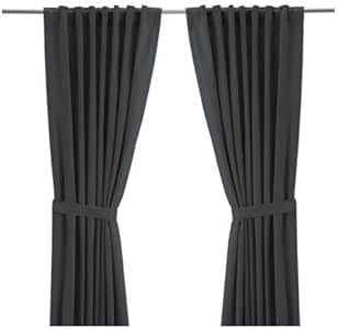IKEA RITVA 2 Gardinen (145 x 300 cm) versteckte Schlaufen zum Aufhängen