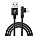 Produktbild USB Kabel Ladekabel USB Verbindungskabel HDMI-Kabel stabil Datenübertragung Datenkable Rechtwinkliges Type-C-Kabel Daten- und Sync-Kabel für EIN schnelleres Ladegerät für Samsung Hinweis 9