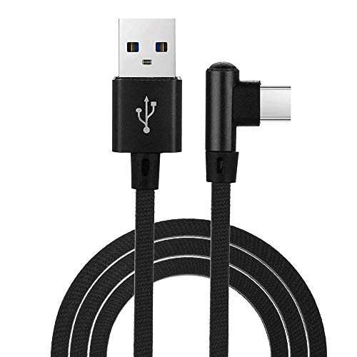 Preisvergleich Produktbild USB Kabel Ladekabel USB Verbindungskabel HDMI-Kabel stabil Datenübertragung Datenkable Rechtwinkliges Type-C-Kabel Daten- und Sync-Kabel für EIN schnelleres Ladegerät für Samsung Hinweis 9
