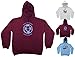 Hat-Trick Designs Burnley Football Baby/Kids/Childrens Hoodie Sweatshirt-7-8Yrs-Claret-Born & Bred-Unisex Gift