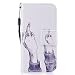 Produktbild EUWLY Kompatibel mit Galaxy J7 2017 Lederhülle Flip Wallet Brieftasche Hülle Leder Bookstyle Handyhülle Tasche Handytasche Magnetverschluss Hülle Ledertasche Klapphülle Kartenfächer,Finger Geste