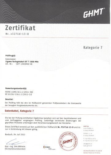 Ligawo Verlegekabel Cat.7 150m Ring S/FTP Simplex 1000MHz orange - 2