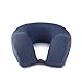 Produktbild Tofern Neueste Generation Formgebung Reisenackenkissen Komfort Memory-Schaum Nackenstützkissen (Reisen, Fernsehen, Lesen) - Dunkelblau-Mesh