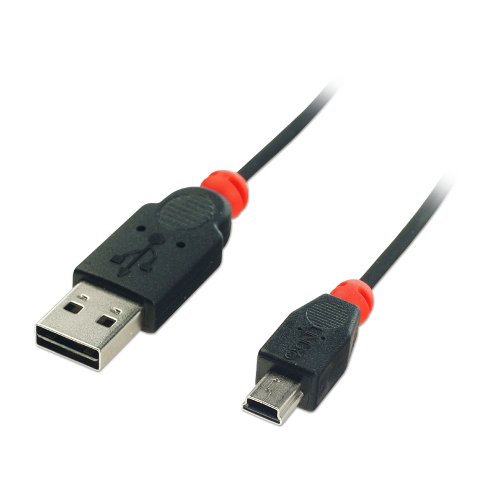 LINDY USB 2.0 Easy Fit Kabel 2m Typ A / Mini-B