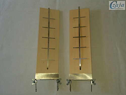 Flammlachsbretter 2er-Set incl. Halterungen - 3