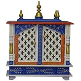 MVEE Wooden Temple/Pooja Mandir/Mandapam/Home Temple (46 cm x 24 cm x 53 cm)