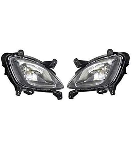DAT AUTO PARTS Front Left Driver Side Fog Light Cover Lamp Hole Grille Insert Trim Molding Replacement For 20122017 Hyundai Accent Sedan And Hatchback Black Textured Plastichy1038111 865631r000