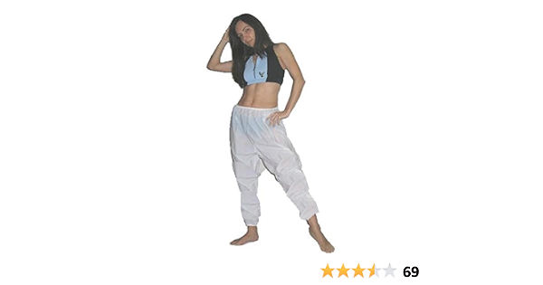 Vetrina del Benessere Pantalone Effetto Sauna -Bianco : Amazon.it