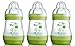 MAM Large Bottle Starter Set including Anti-Colic Self Sterilising Bottles, Bottle Teats and Starter Soother (Green)
