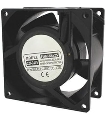 Ventilador Sunon 80x80x38 Mm, 230V, 2400 Rpm, Rodamiento De Bolas, Para Refrigeración De Equipos