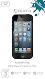 iphone 4s t mobile  Aduro Membran Ultra Clear (Unsichtbar) Displayschutzfolie für iPhone 4/4S & iPhone 5/5S/5 C (at & T, Sprint, T-Mobile und Verizon) Retail Verpackung, iPhone 5/5S/5C (3 Front), Farblos