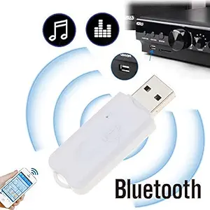 CQLEK Universal USB Bluetooth Audio Stereo Receiver Wireless Handsfree Bluetooth Adapter Dongle Kit for Speaker for iPhone for car or Home