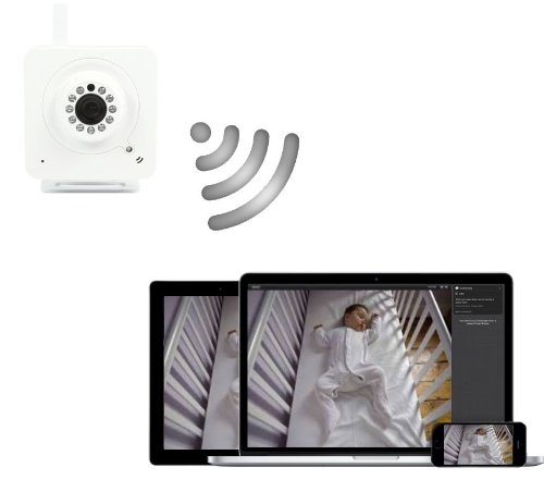 Ex-Pro Baby WiFi Monitor Camera for iPhone iOS or Android Mobile Phone / Tablet PC Wireless, 2-Way Audio / Day & Night Vision / Remote view