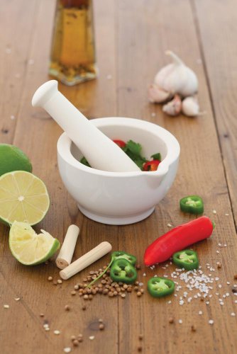 Kitchen Craft Keramik-Mörser mit Stößel, 12 cm - 3