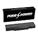 Produktbild PUREPOWER® EXTENDED Laptop Akku für MSI EX610 (11.1V, 6600 mAh, schwarz, 9 Zellen)