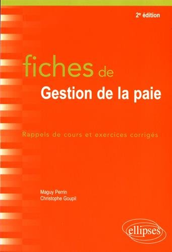 Fiches de Gestion de la paie 