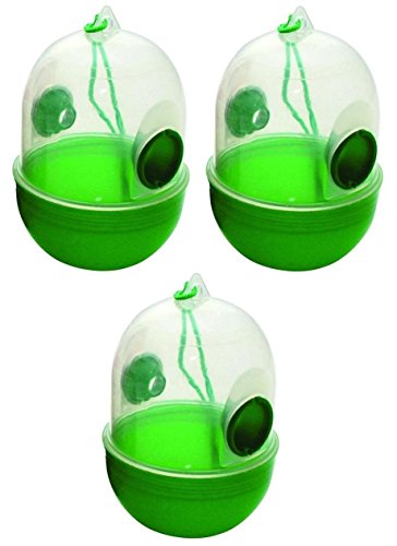 Preisvergleich Produktbild HAC24 3er Set Wespenfalle giftfrei / Insektenfalle / Insektenschutz / Fliegenfänger