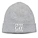 Produktbild DANCENLI Momens I'm Not Gay but 20 Bucks is 20 Classic Travel Black Beanies Caps