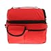 Generic Insulated Thermal Cooler Shoulder Travel Lunch Bags Mummy Baby Bottle Bags - red RS.505.00