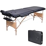 Aplicación amplia: esta camilla de masaje profesional es perfecta para profesionales en terapia, spa, salón, belleza, tatuajes, curación, acupuntura, reiki, industria sueca de masaje tailandés, también es muy adecuado para uso en ensayos clínicos, hospitalarios, de gimnasio y clínicos