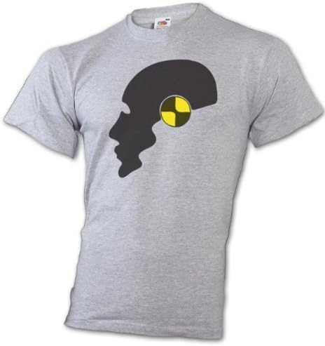 Fun Shirt Crash Test Dummy "Mythbusters Funny Cool Tee Shirt S to XXL - Grey - 56/58