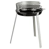 De acero inoxidable barbacoa redonda (con un diámetro de 35 cm