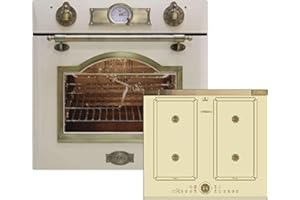 KAISER. Herdset Autark Kaiser Empire,Einbau Backofen Kaiser Eh 6355 ElfEm + Induktionskochfeld 60cm Kaiser 6745 Drehspieß,Selbstreinigung,Einbaubackofen,Herd,Kochfeld 60cm,Backofen mit Kochfeld,Herd Set