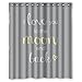 Produktbild CHATAE Generic Wasserdicht Duschvorhang mit Lustigem Spruch & Zitate: I Love You to The Moon and Back Design 152,4 x 182,9 cm