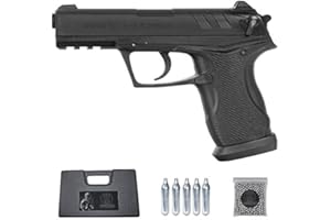 Ecommur. C15 gamo blowback | Pistola de Aire comprimido semiautomática (munición Dual: bb's + perdigones) Calibre 4.5mm + maletín + balines y CO2