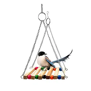 Pet, Bird, Parrot, Parakeet, Budgie, Cockatiel Cage Hammock Swing Toy Hanging Toy