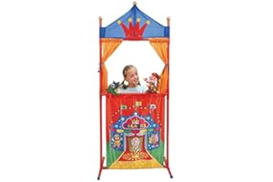 Jouets Theatre de marionnettes Enfant 68x159cm - Plastique/Tissu - Decor Cirque - marionnettes Non incluses Imagination
