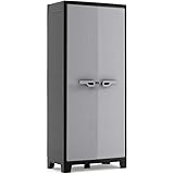 Keter Armadio Portascope Titan, da interno ed esterno, 8 Ripiani Pieghevoli, Titan Portascope, 80 x 44 x 182 cm
