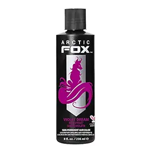 ARCTIC FOX 100% VEGAN VIOLET DREAM SEMI PERMANENT HAIR DYE COLOR 8 OZ