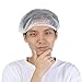 Produktbild TAOtTAO 100 Einweg-Staubkappen Duschhauben Arbeitshaube des Chefkochs Staub Einweg Dusche Plissee Anti Non Woven Caps Hut Hair Set Salon Spa Hut (Weiß)