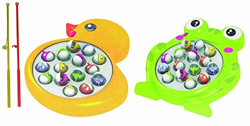 Elektrisch Fisch-Form Angelspiel Familienspiel Fischfang Spiel mit Musik  Kinderspielzeug für Kinder ab 3 Jahren