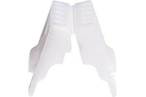 VHEUHZ Agrafe Chape de Pédale d'Embrayage Pince Ressort Clips Émetteur Agrafe de Pédale d’embrayage compatible avec CITROEN C4 PICASSO PEUGEOT 3008 308 5008 508 blanc