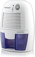 Pro Breeze 500ml Compact and Portable Mini Air Dehumidifier for Damp, Mould, Moisture in Home, Kitchen, Bedroom, Caravan, Office, Garage, Bathroom, Basement