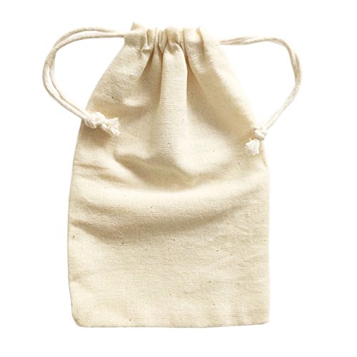 Doutop Stoffbeutel zum Bemalen Kleine Tasche Beutel Geldsack Geschenktüten Geburtstagstüten für Kinder Kindergeburtstag 6stk 10 x 15cm