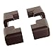 Dreambaby Foam Corner Protectors (Brown, Pack of 4)