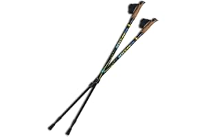 ‎BUNGYPUMP BungyPump Slimline – Nordic Walking Trainingsstöcke mit 4 kg Widerstand & Federung (95–135 cm), für tägliches Training & Reha, inkl. Handschlaufe & Gummifüße