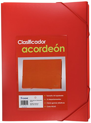 Dohe 90611 - Acorde n polipropileno opaco escolar color rojo Dohe 90611 - Acorde n polipropileno opaco escolar color rojo