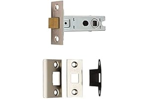 CARLISLE BRASS 2.5" CE B/T TUBULAR MORTICE LATCH SQUARE NP