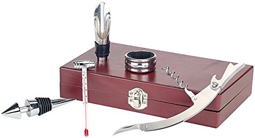 Rosenstein & Söhne Elegantes Wein-Sommelier-Set (5-teilig) – Geschenktipp! - 2