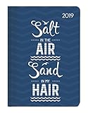 Buchkalender Mini Style Salty Air 2019 - Taschenplaner / Taschenkalender A6 - Day By Day - 352 Seiten by