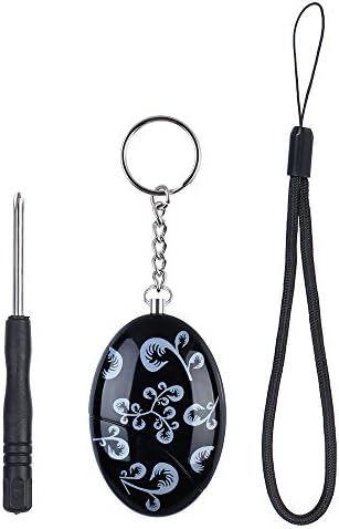 VinTeam 2pcs 120db Emergency Personal Alarm Keychain Security Alarm Wrist Alarm with Explorer Self Defense Electronic Device Bag Decoration mainly for Women,Kids,Girls,Superior